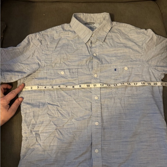 Men's Light Blue Short Sleeve Shirt - Picture 3 of 6